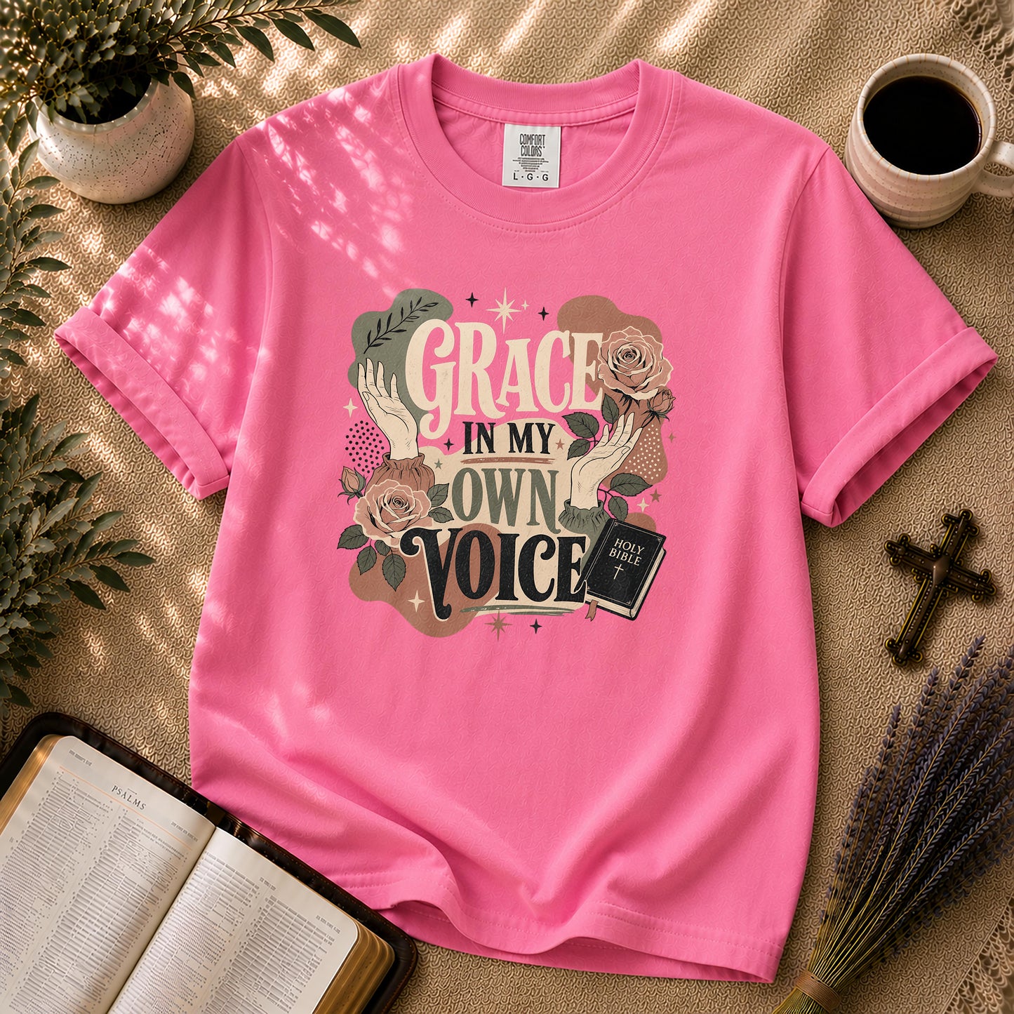 Grace in My Own Voice Alternative Christian Shirt