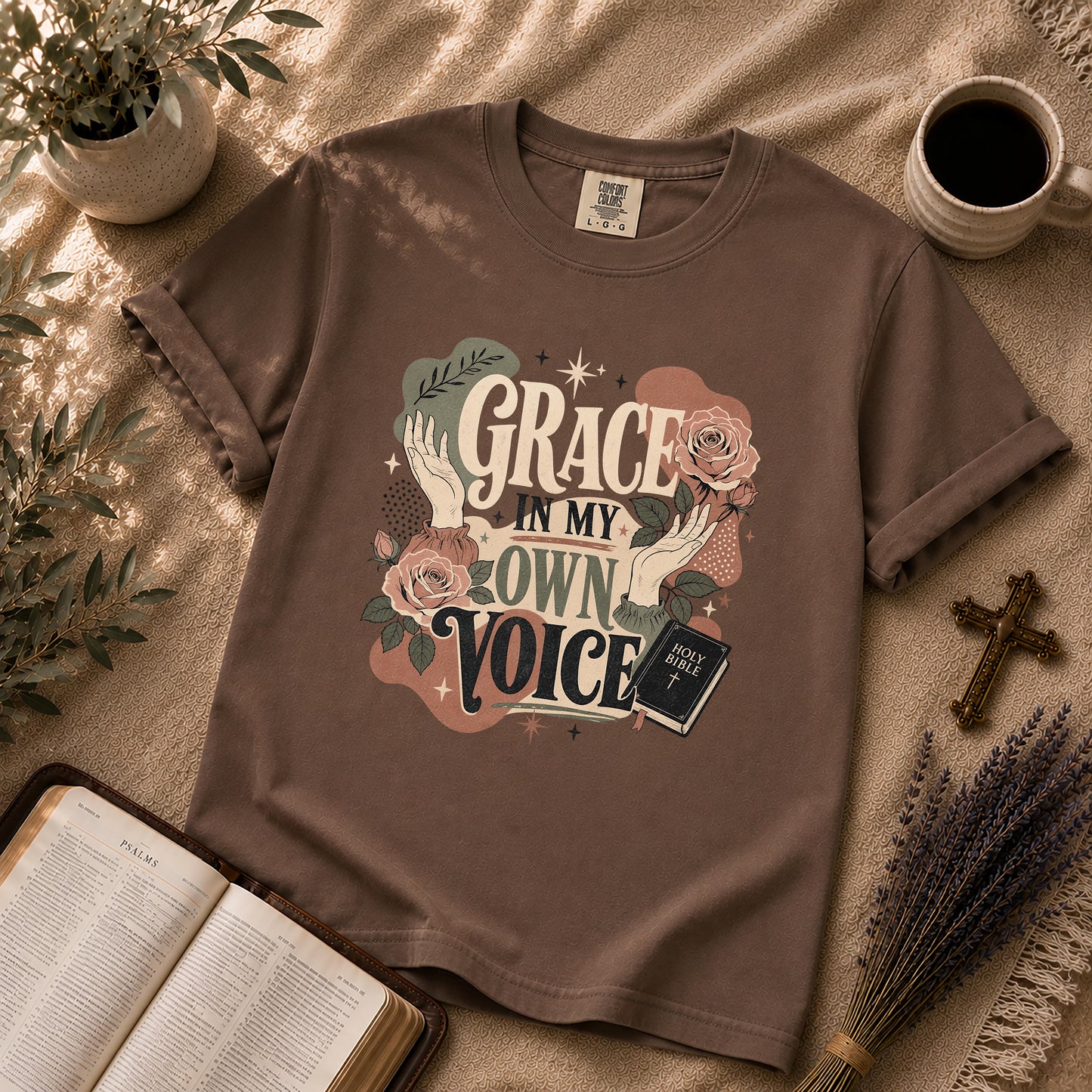 Grace in My Own Voice Alternative Christian Shirt