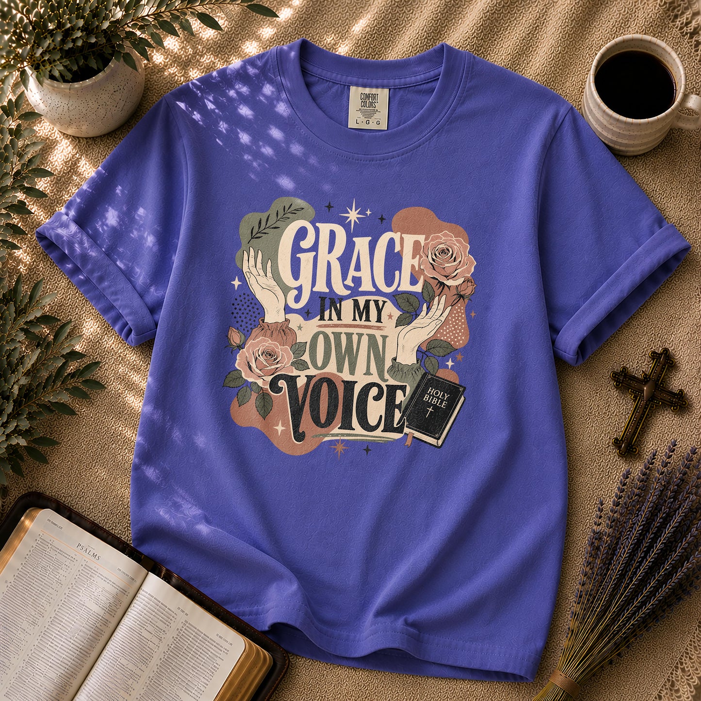 Grace in My Own Voice Alternative Christian Shirt