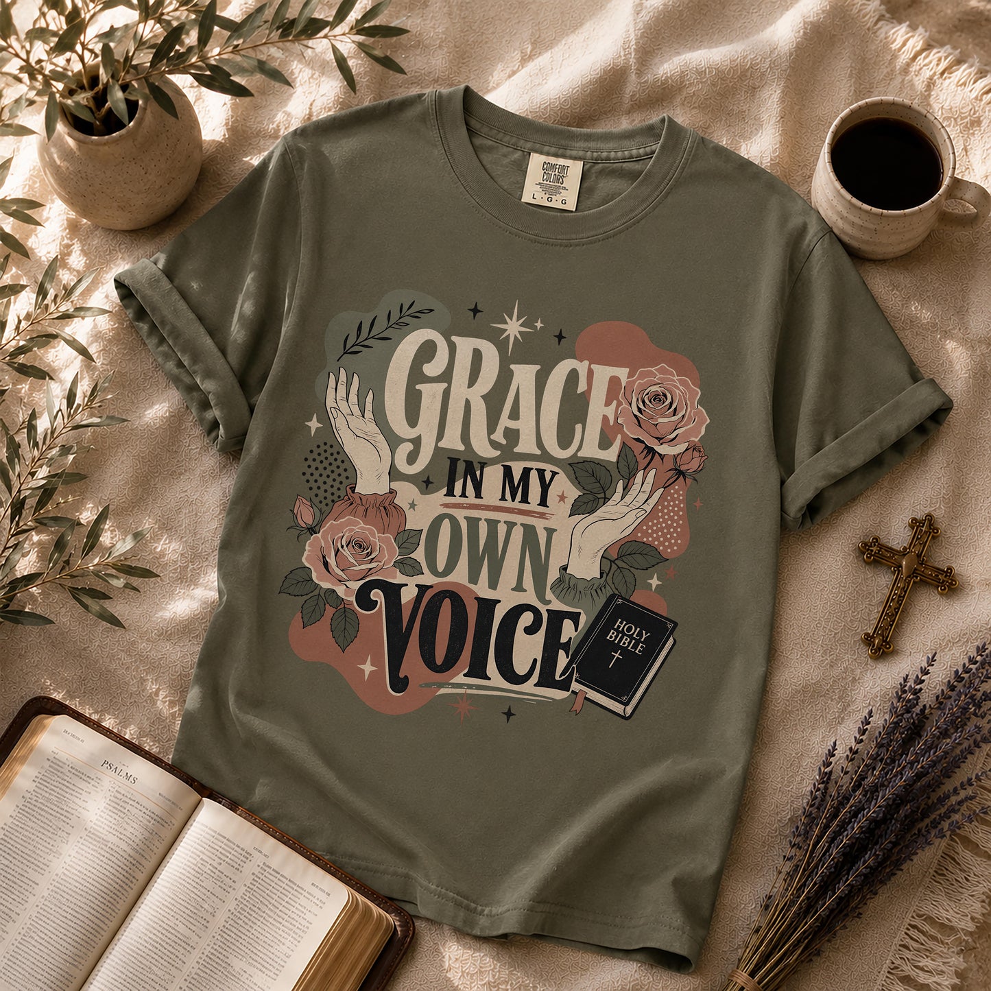 Grace in My Own Voice Alternative Christian Shirt