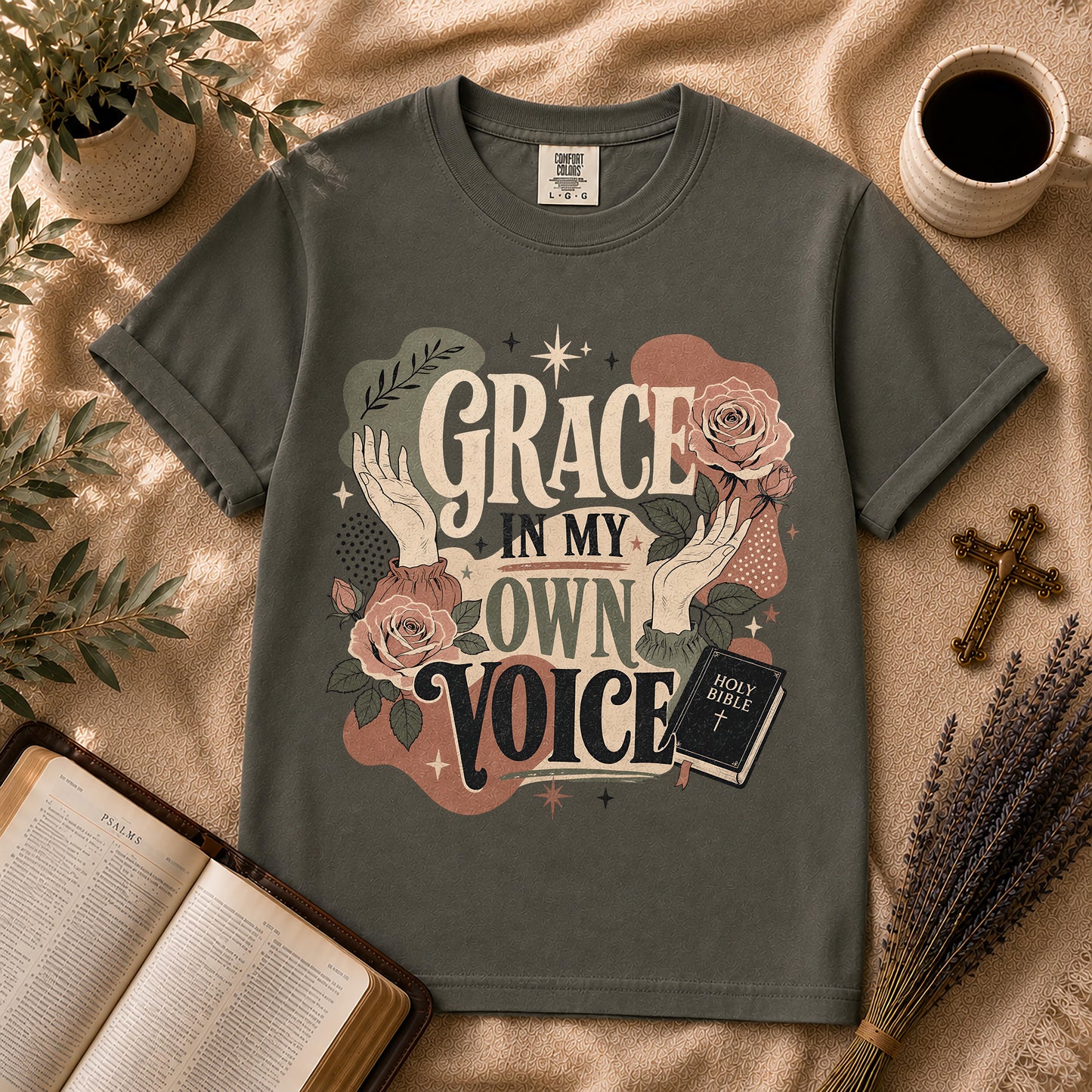 Grace in My Own Voice Alternative Christian Shirt