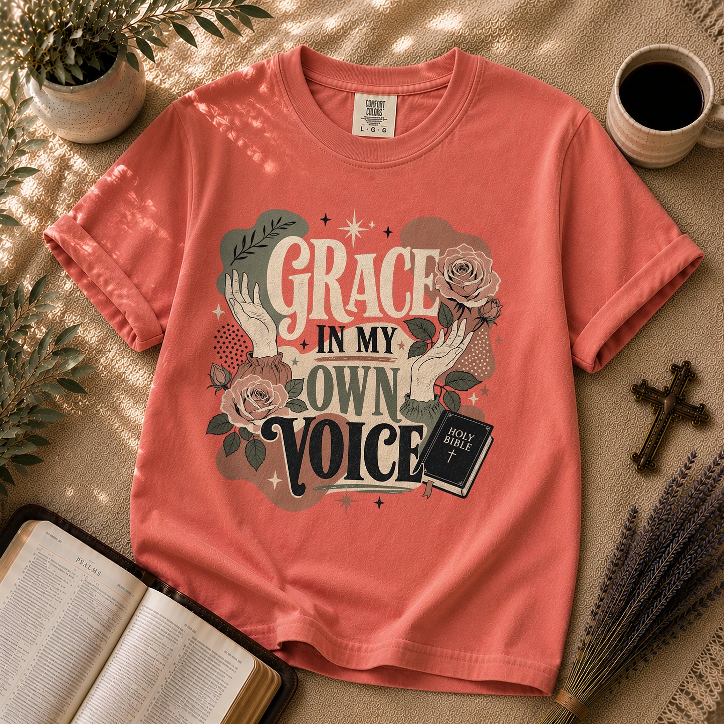 Grace in My Own Voice Alternative Christian Shirt