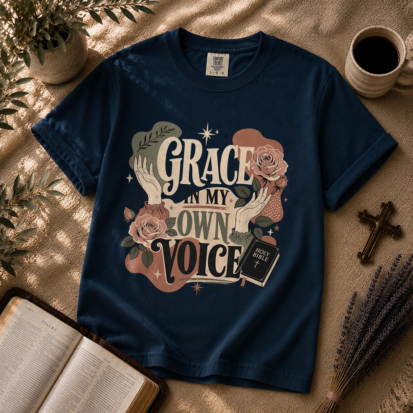 Grace in My Own Voice Alternative Christian Shirt