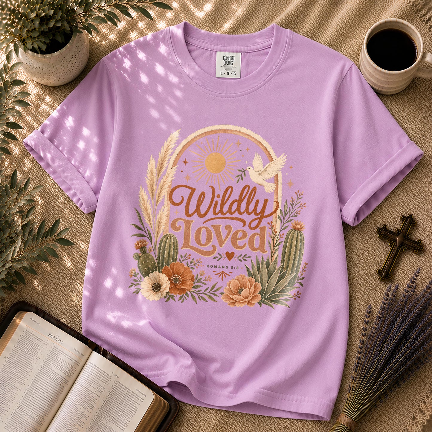 Wildly Loved – Boho Christian Graphic Tee