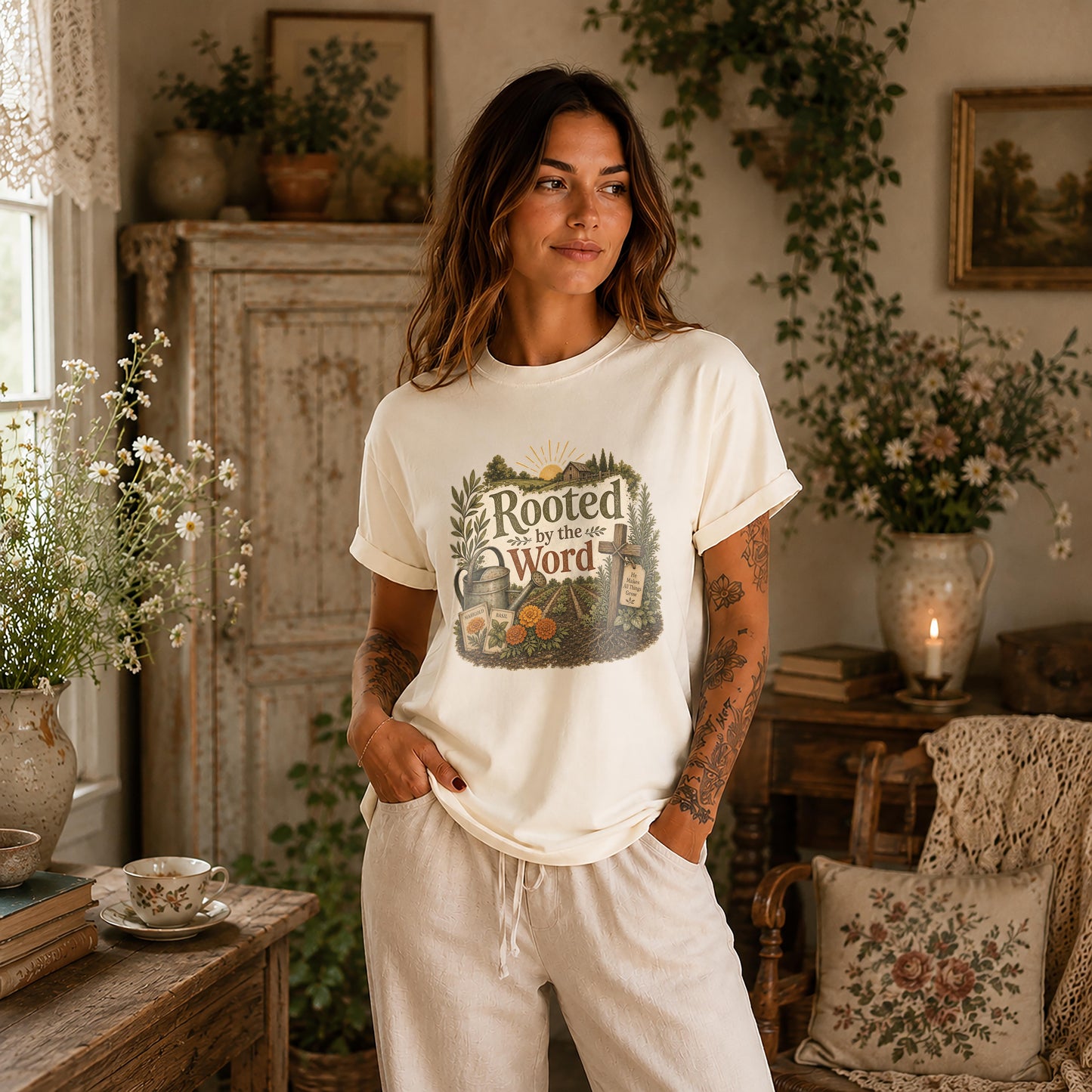 Rooted by the Word – Homestead Christian Tee