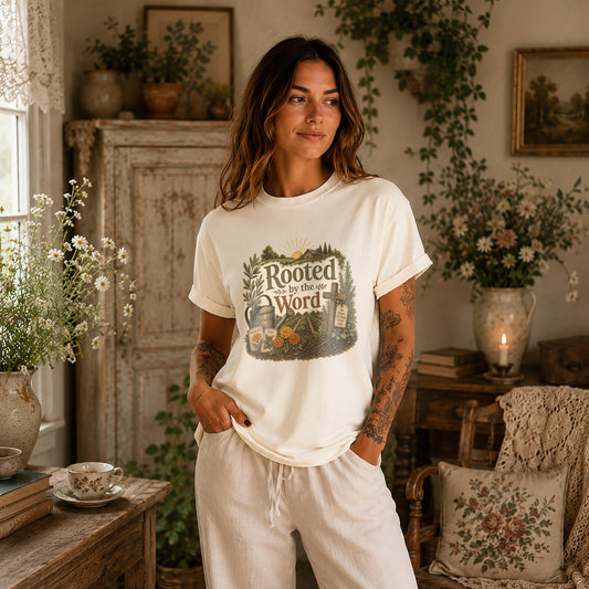 Rooted by the Word – Homestead Christian Tee
