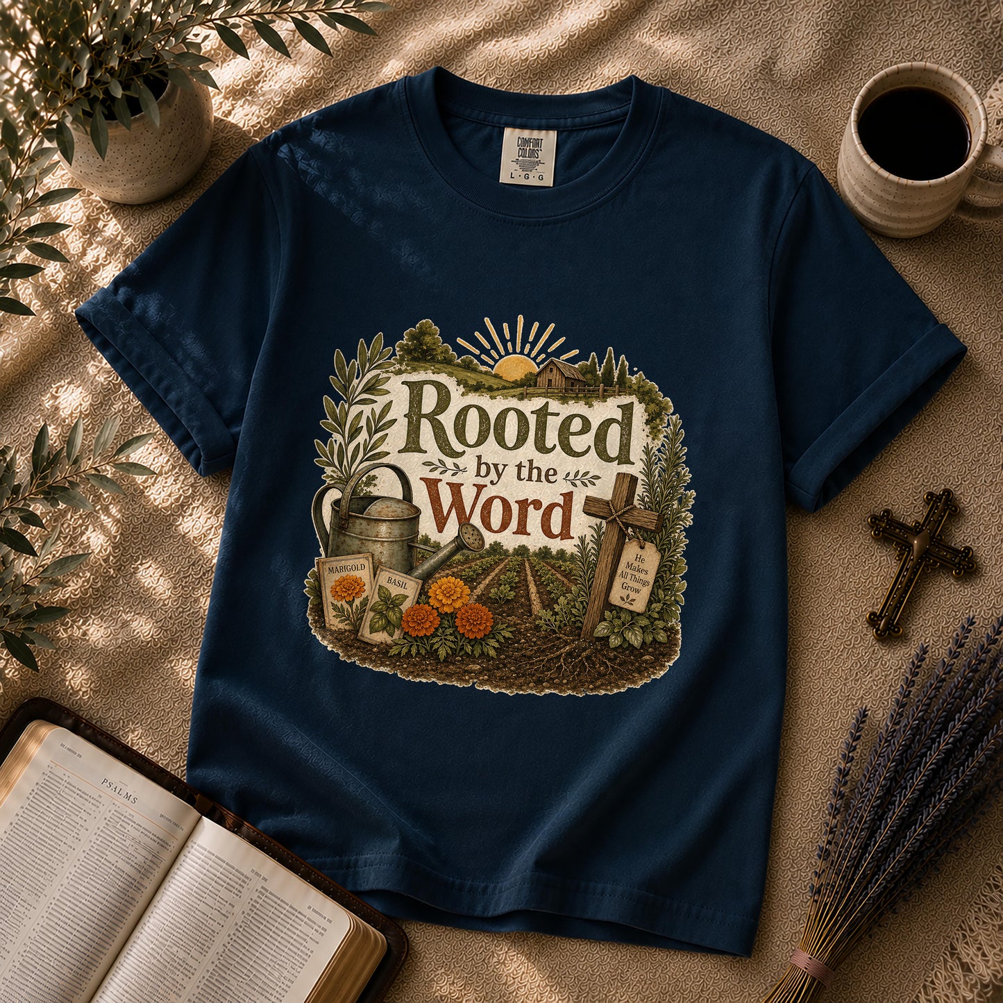 Rooted by the Word – Homestead Christian Tee