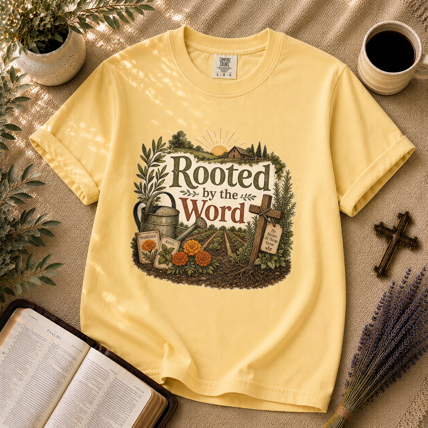 Rooted by the Word – Homestead Christian Tee