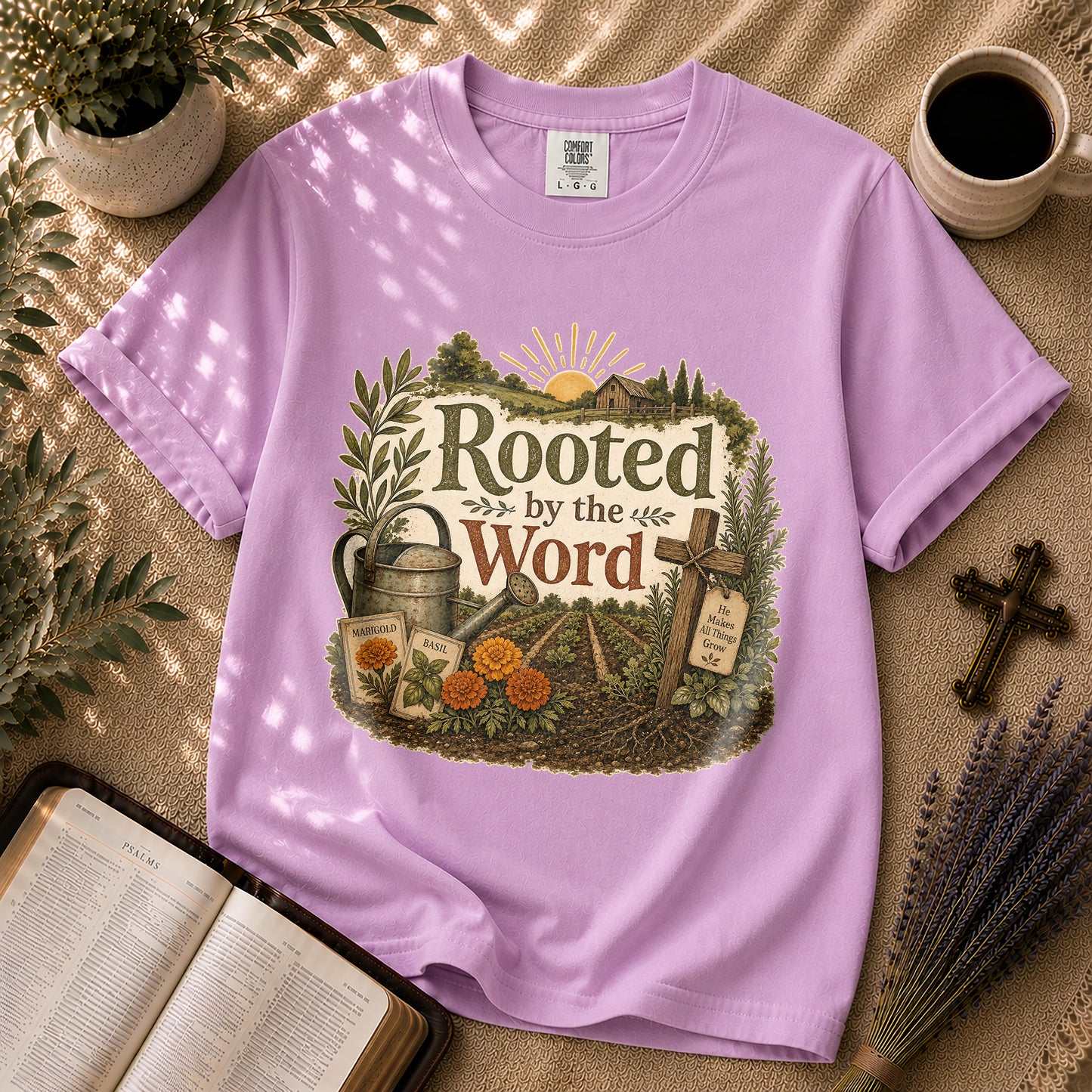 Rooted by the Word – Homestead Christian Tee